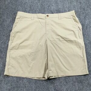 Columbia Shorts Mens 40 Beige‎ Flat Front Pockets 10" Inseam Lightweight Outdoor